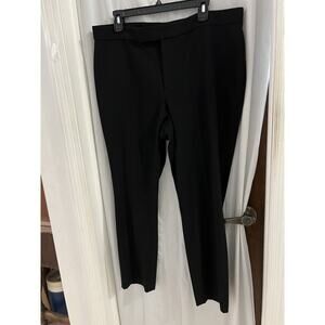 Lauren Ralph Lauren Black Straight Leg Dress Pants Sz 14 Career Office Capsule